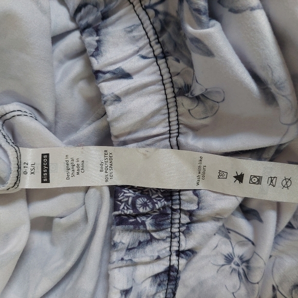 Sissycos‎ Leggings Women Sugar Skull Floral Printed  Ultra Soft  Stretchy - Picture 6 of 9